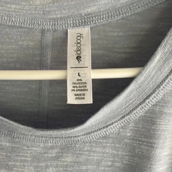 Ideology Knotted Blue Long Sleeves Shirt Size Large - Picture 2 of 4